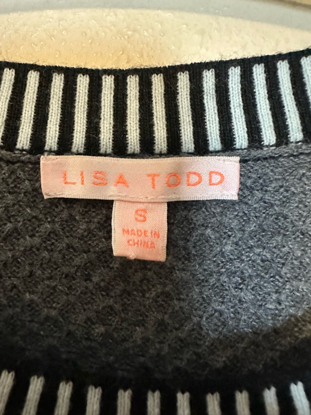 LISA TODD‎ fast track sweater in fog Size Small - Picture 6 of 9
